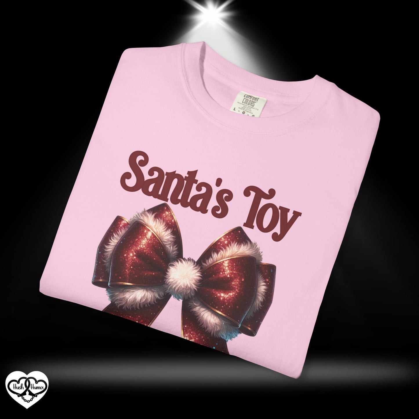 Santa’s Toy Favorite Christmas Party Suggestive Tee – Funny Adult NSFW Holiday Party T-Shirt