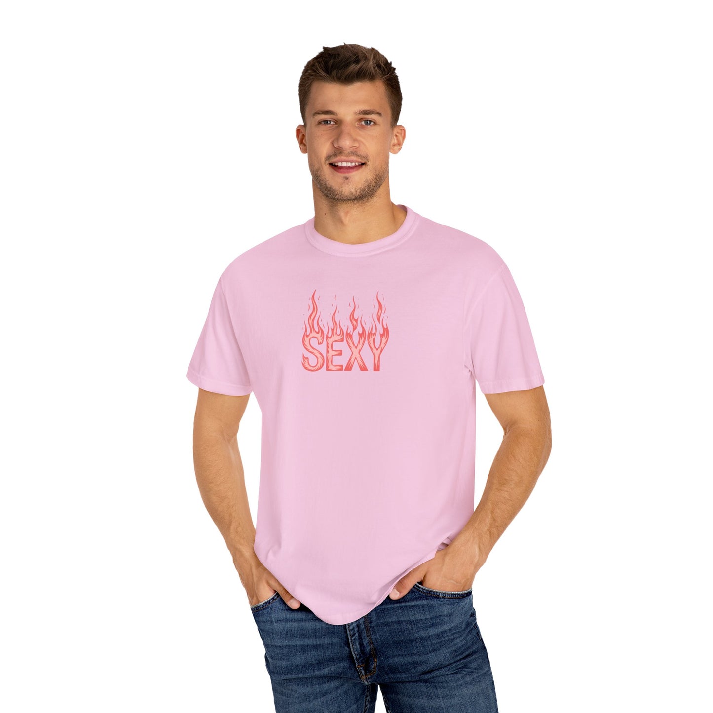 SEXY Flame T-Shirt | Bold Graphic Tee for Women | Naughty Comfort Colors Shirt | Hot Girl Summer Shirt | Edgy Festival Apparel