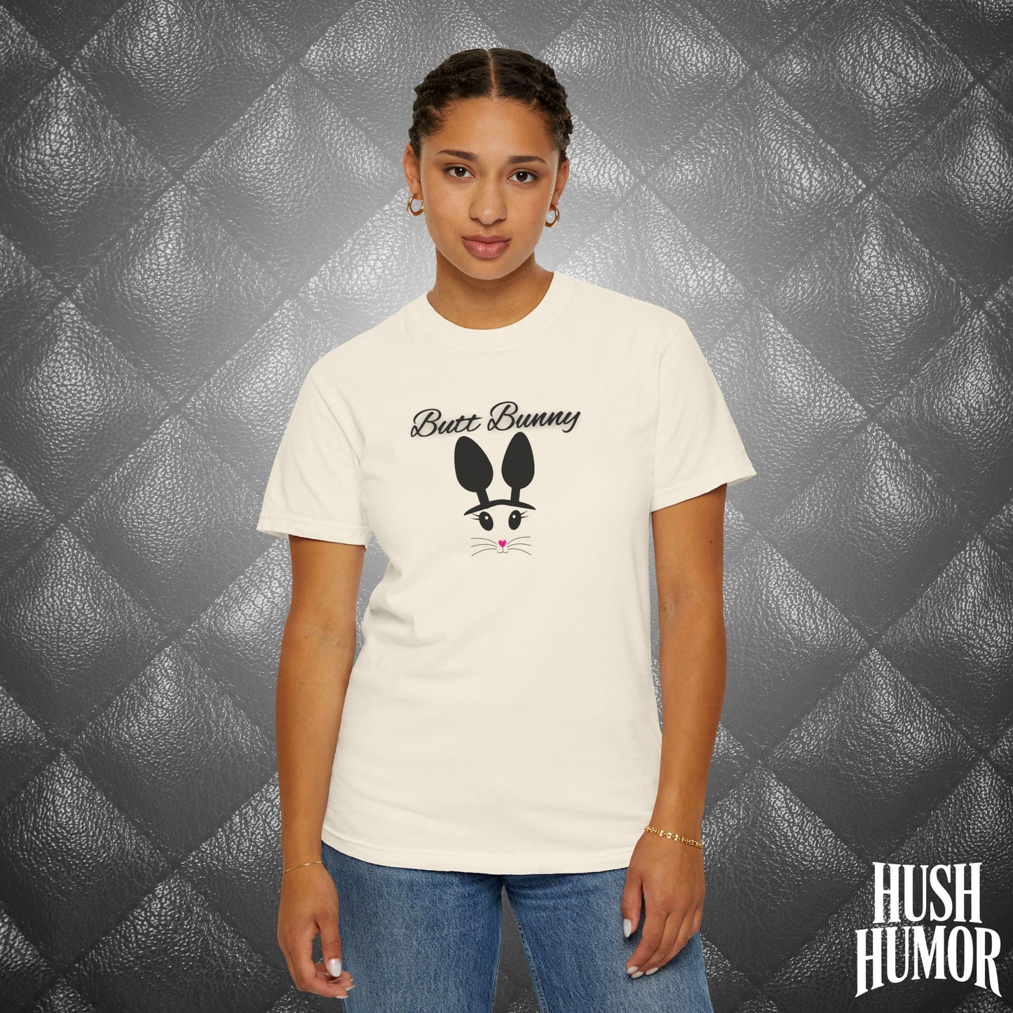 Butt Bunny Naughty Shirt – Funny Adult Humor Tee, Inappropriate Comfort Colors Sexy Wife Gift