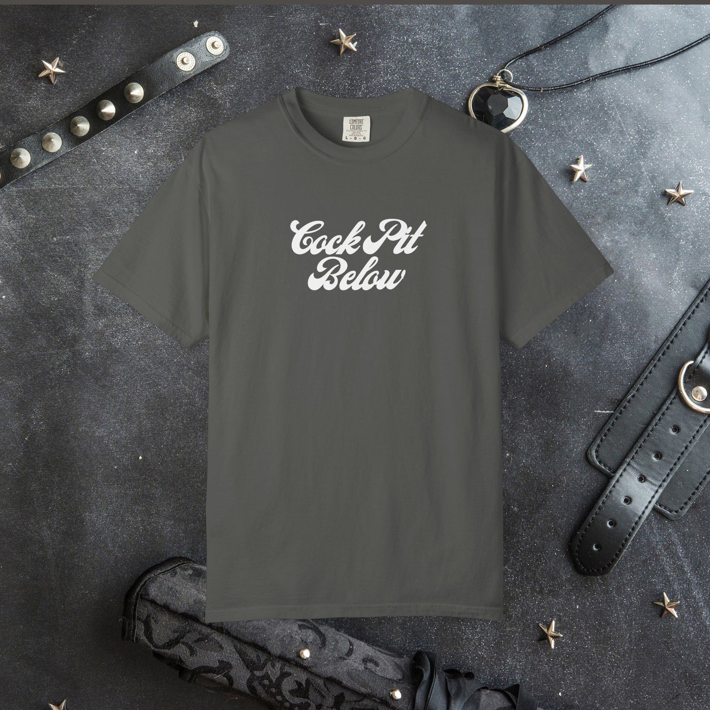 C*ck Pit Below | Bold Adult Humor Shirt for Naughty Gift Swaps or for the daring who like bold fashion