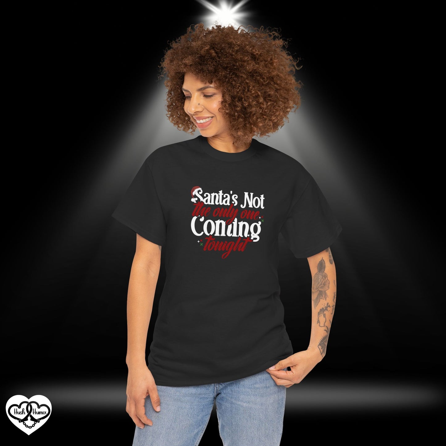 Santa’s Not the Only One Coming Tonight Shirt – Naughty Christmas Tee for Adults, Funny Holiday Party Shirt, Sexy Xmas Gift