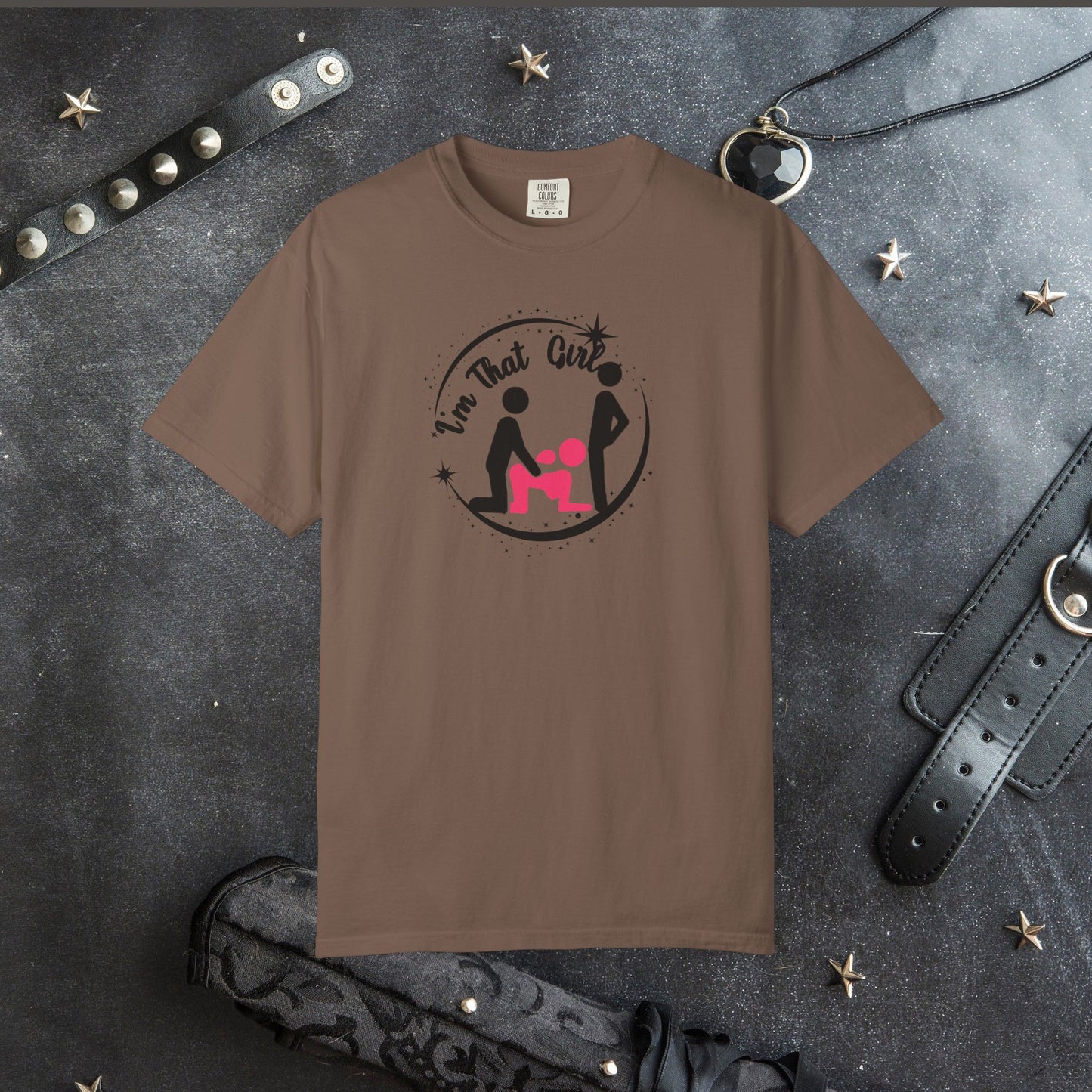 Funny Threesome Tee – Naughty Women’s Adult Humor T-Shirt, Sassy Offensive Meme Top, I’m That Girl Summer Party Shirt