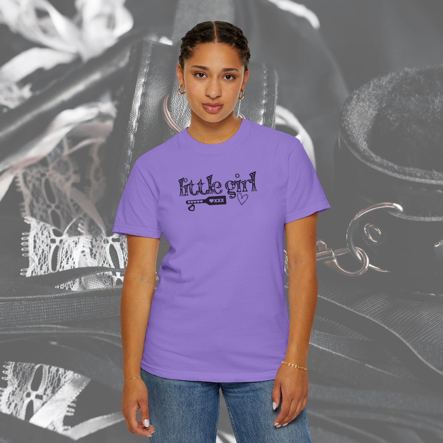 Submissive Little Girl Comfort Color T-shirt