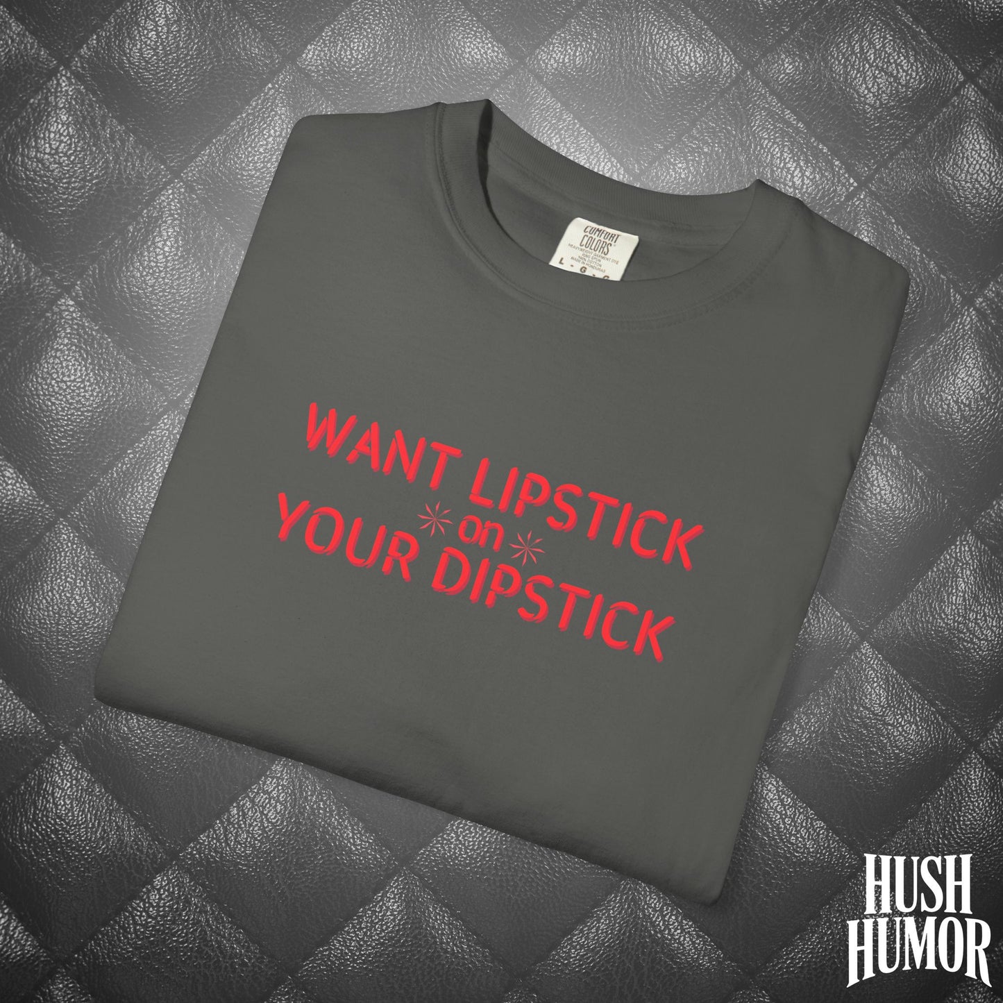 Want Lipstick on Your Dipstick? Dirty T-Shirt – Shocking Naughty Women’s Tee, FEMdom Sassy Mouth Shirt, Funny NSFW Adult Gift for Her