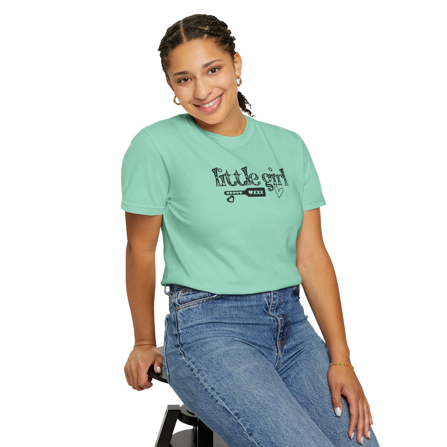 Submissive Little Girl Comfort Color T-shirt