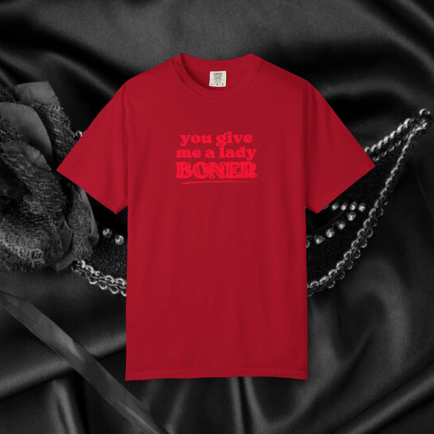 FEMdom T-Shirt, BDSM Lifestyle, Naughty Summer Party Tee, Funny Saying tshirt you give me a lady boner dirty gift for hot wife