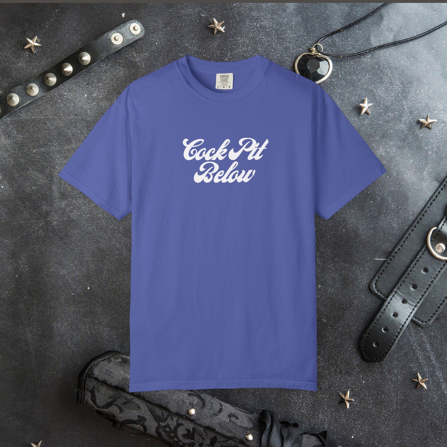 C*ck Pit Below | Bold Adult Humor Shirt for Naughty Gift Swaps or for the daring who like bold fashion