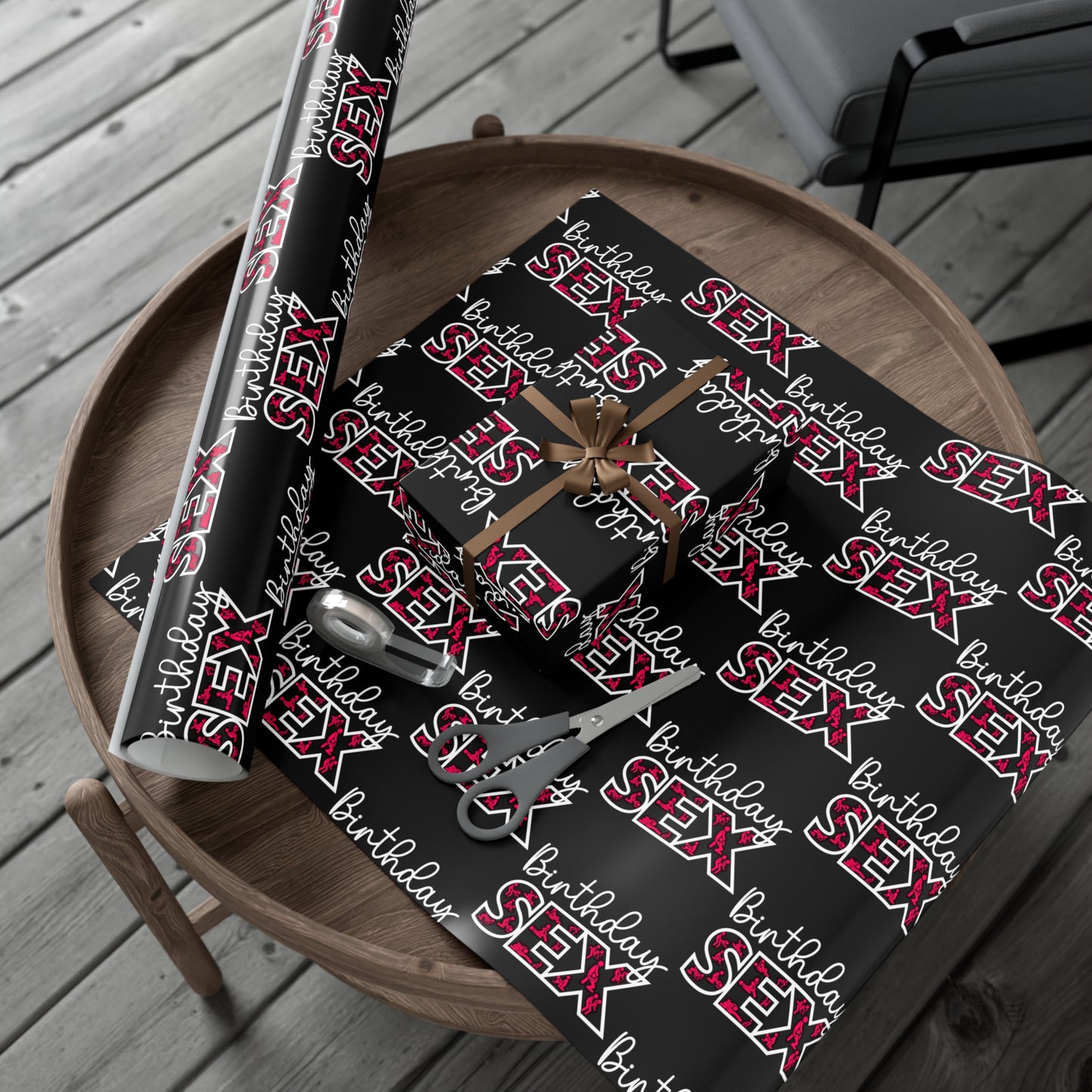 Birthdy Sex Wrapping Paper Adult Birthday Decor, Funny Gift Wrap, Unique Wrapping Paper, special occasions