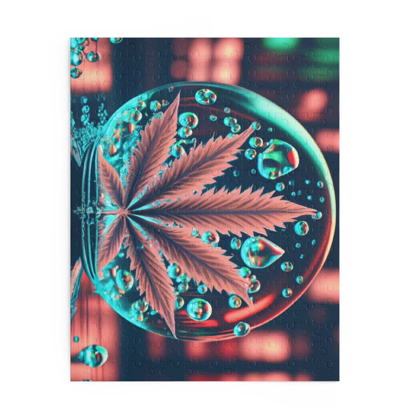 Crystal Drop Puzzle – Bold Glass Orb Jigsaw puzzle for those who like to just chill gift