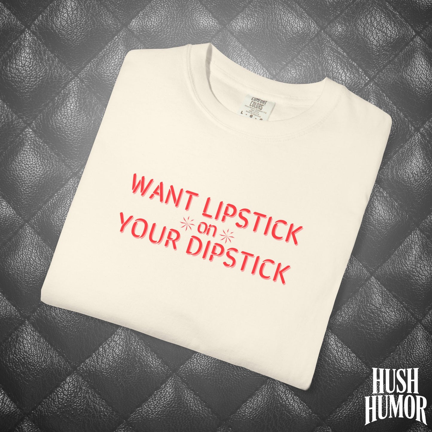 Want Lipstick on Your Dipstick? Dirty T-Shirt – Shocking Naughty Women’s Tee, FEMdom Sassy Mouth Shirt, Funny NSFW Adult Gift for Her