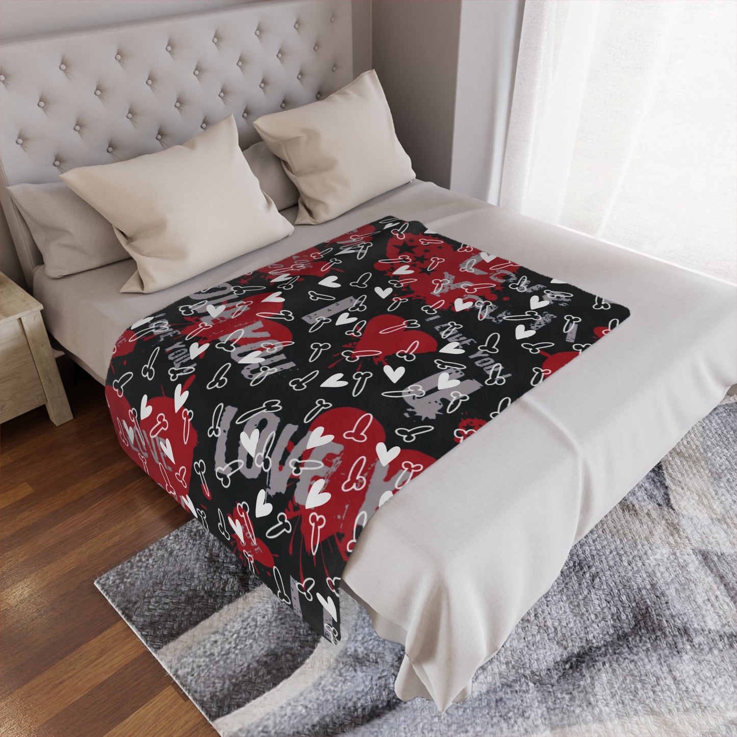 Penis Blanket Minky Blanket | Cozy Soft Blanket Adult Themed Home Decor