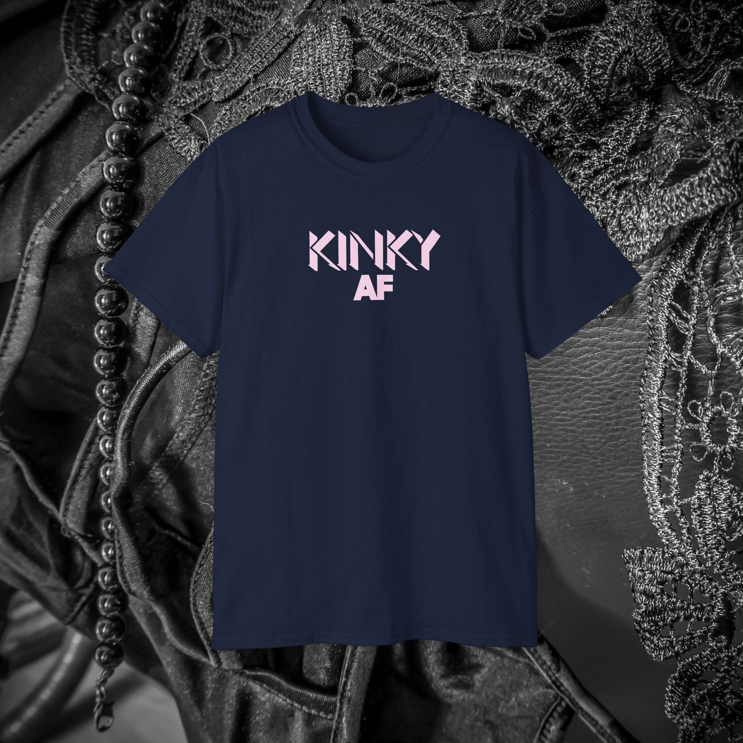 Kinky AF Unisex Tee, Naughty Wife Gift, Dirty Girl Shirt, Kinky Gift, Hot Wife T-Shirt, Sexy Shirt, Adult Humor Tee