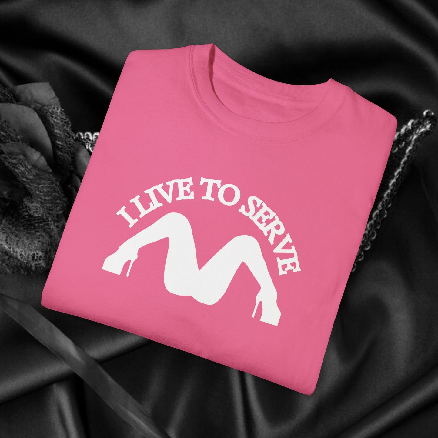 I Live to Serve Shirt – Submissive Gift Tee for Kinky Obedient Play