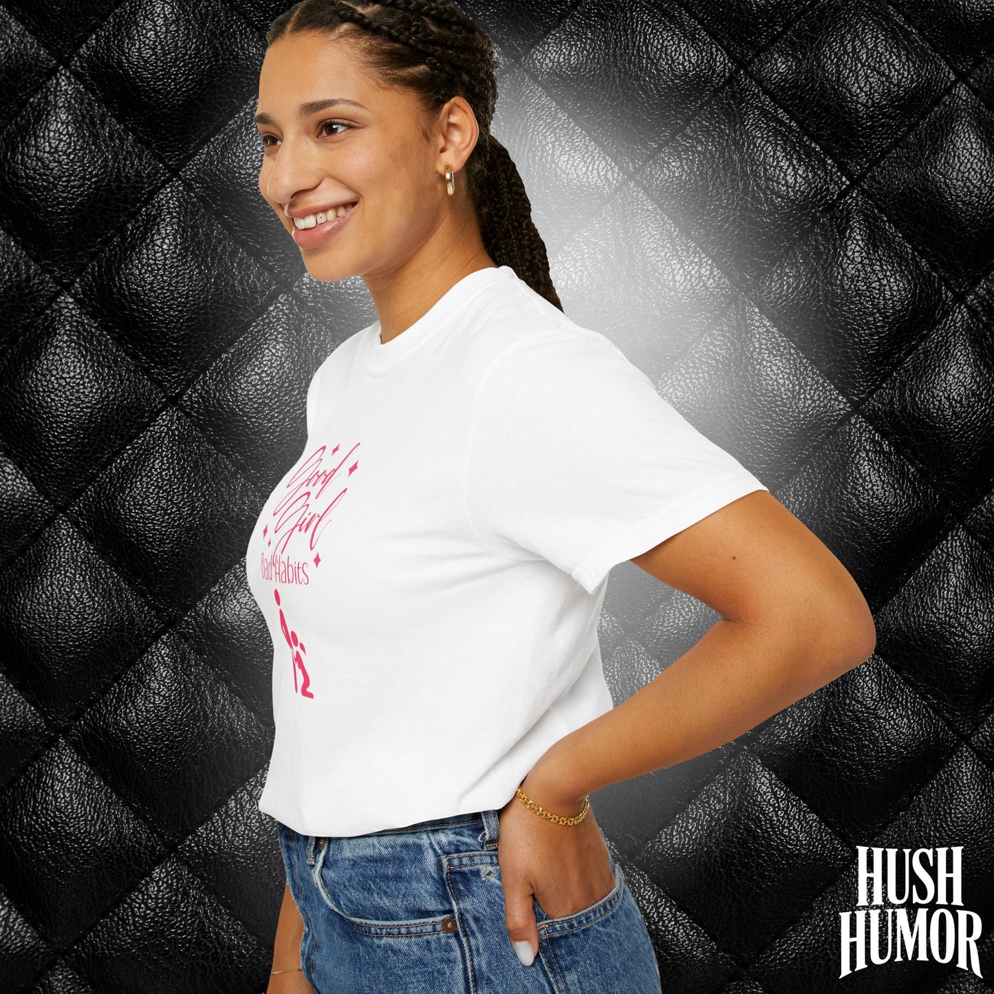 Good Girl Bad Habits Shirt – Funny Oral Sex Graphic Tee for Naughty Wife