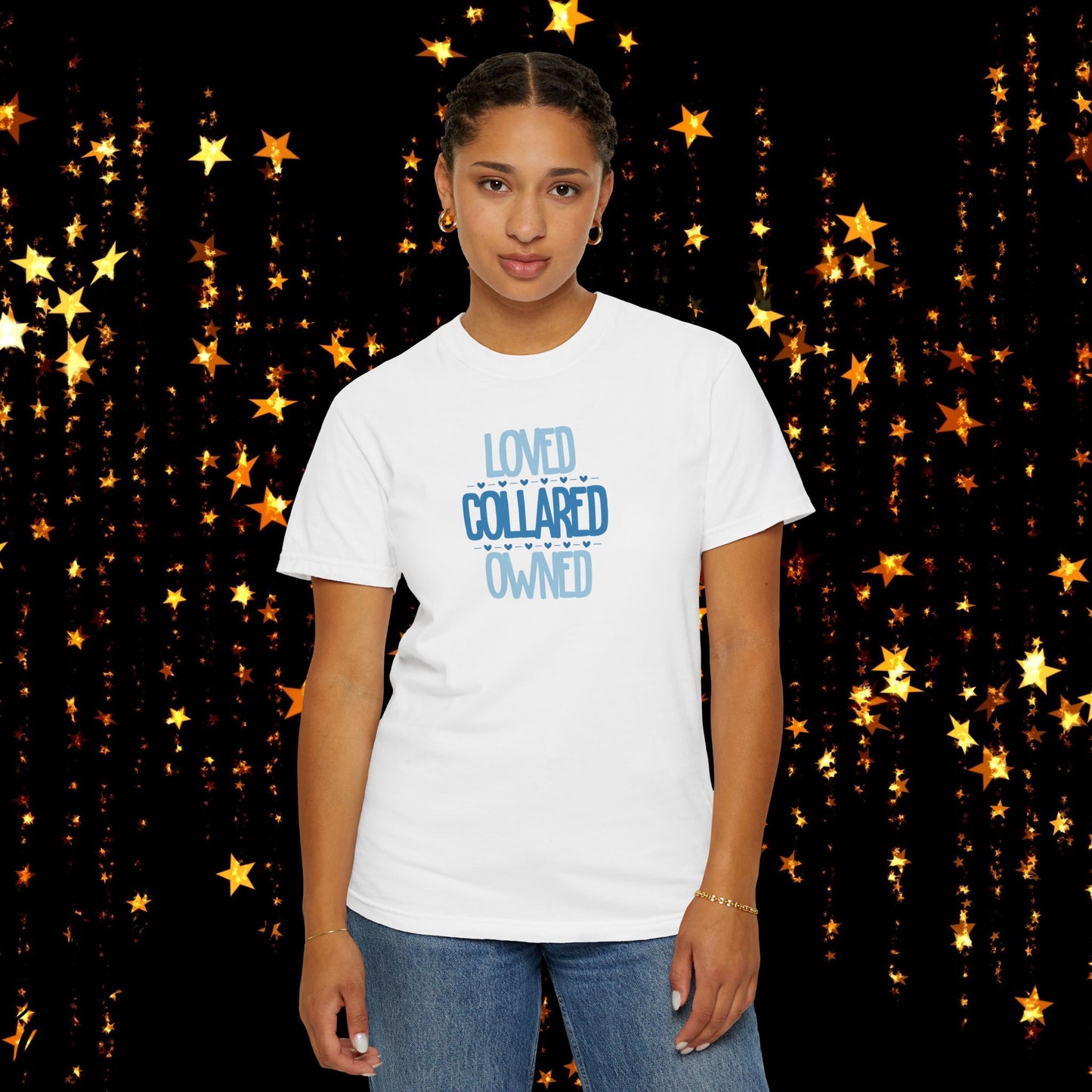Submissive T-shirt, Loved Collared Owned Tee, Submissive Wife Gift