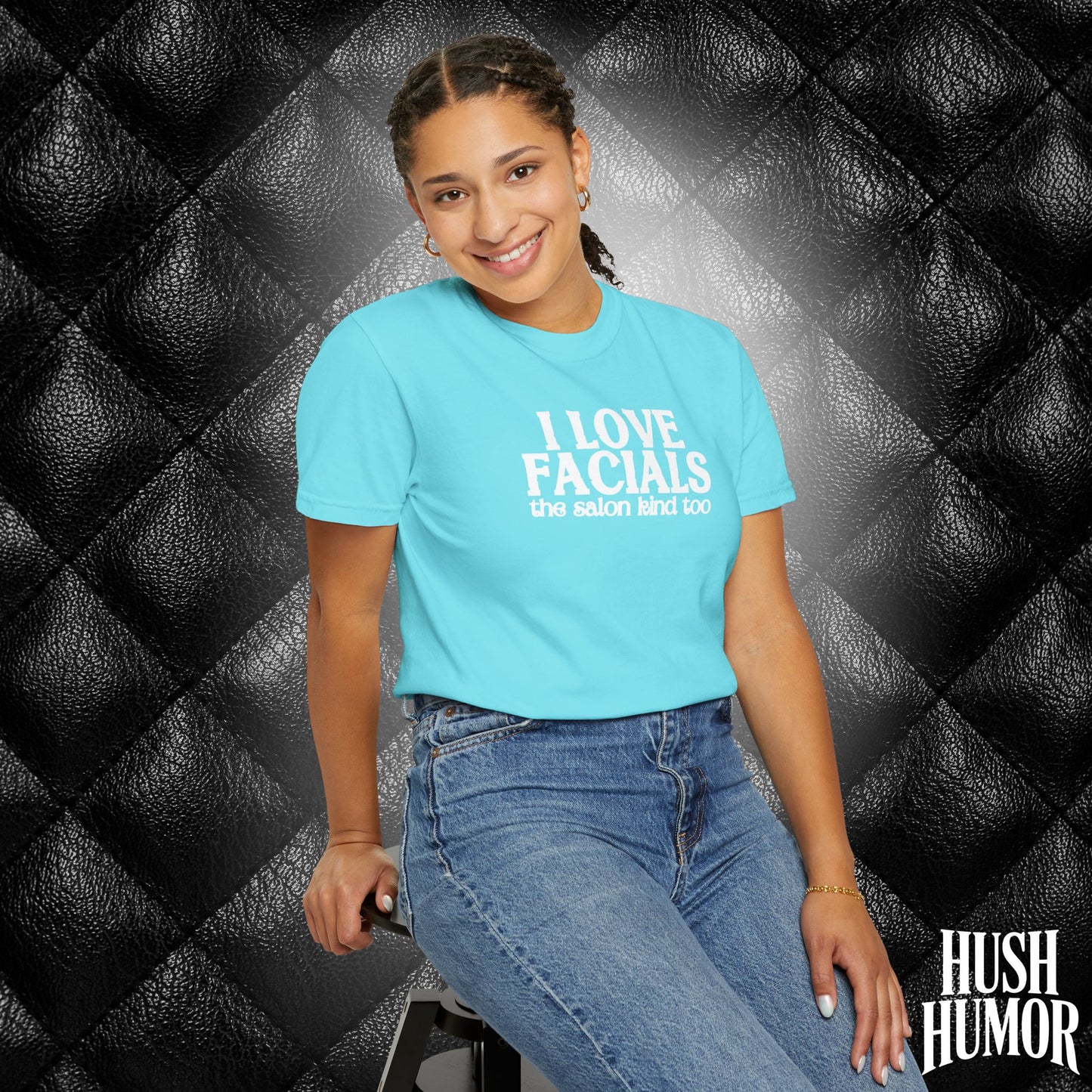 I Love Facials | Offensive Graphic Shirt for Naughty Gag Gift Exchanges
