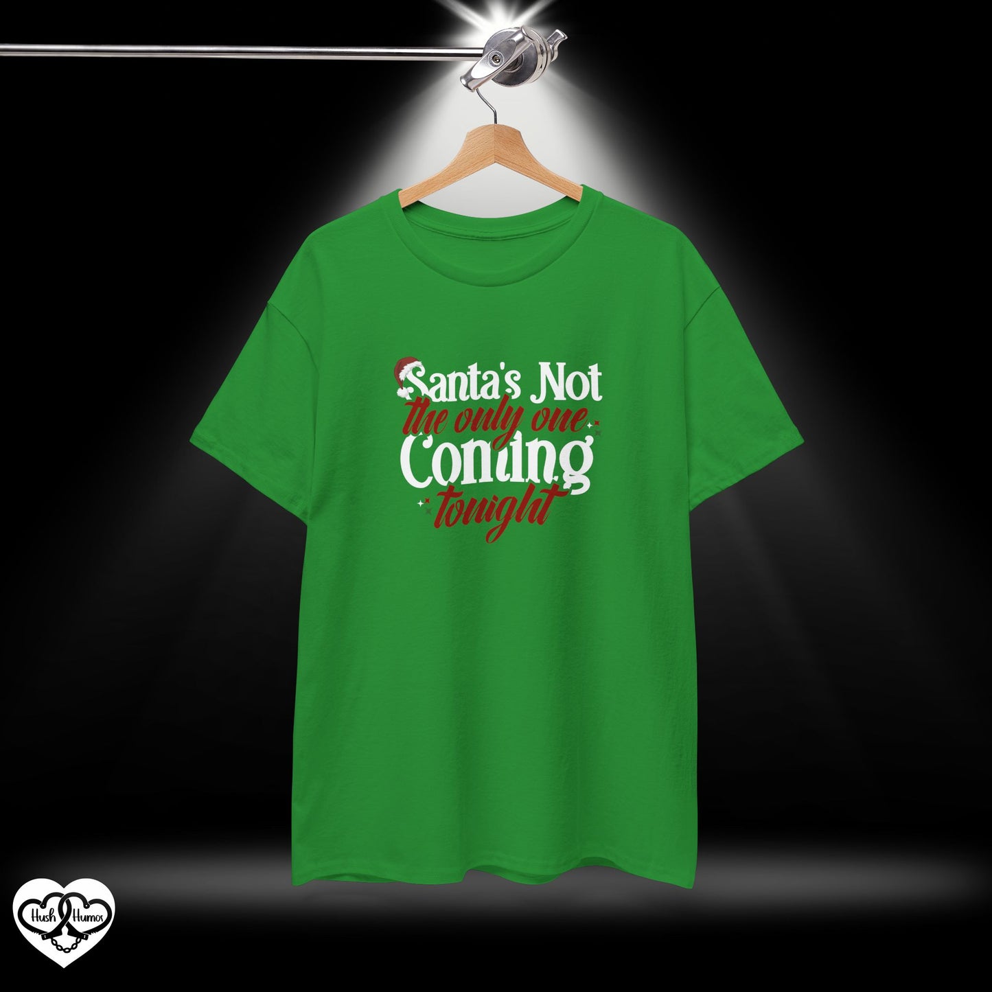 Santa’s Not the Only One Coming Tonight Shirt – Naughty Christmas Tee for Adults, Funny Holiday Party Shirt, Sexy Xmas Gift