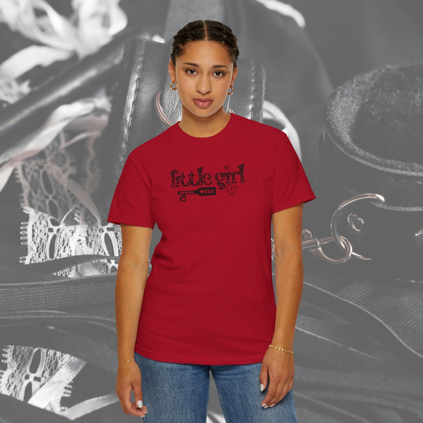 Submissive Little Girl Comfort Color T-shirt