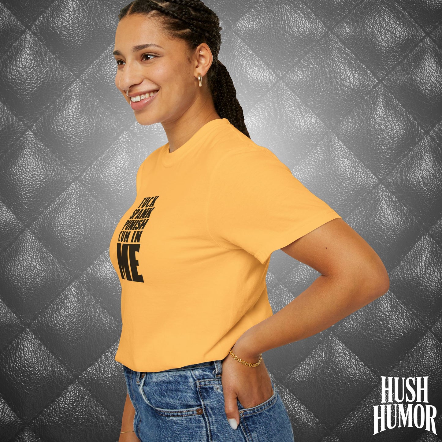 Submissive F*ck Spank Punish C*m in Me T-Shirt – Naughty Shirt for Women, Inappropriate Dirty Girl Tee, Sexy NSFW Kink Shirt