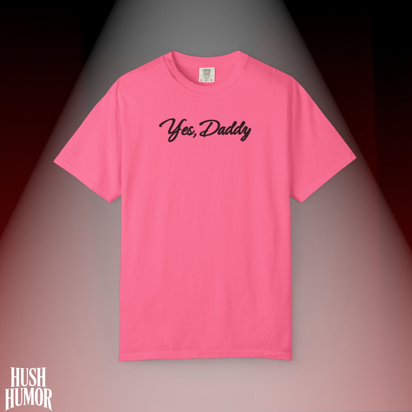 Yes Daddy Shirt – Submissive Wife T-Shirt, Naughty BDSM Graphic Tee for Women, NSFW Dirty Sex Shirt, Offensive Inappropriate Couple Party Shirt