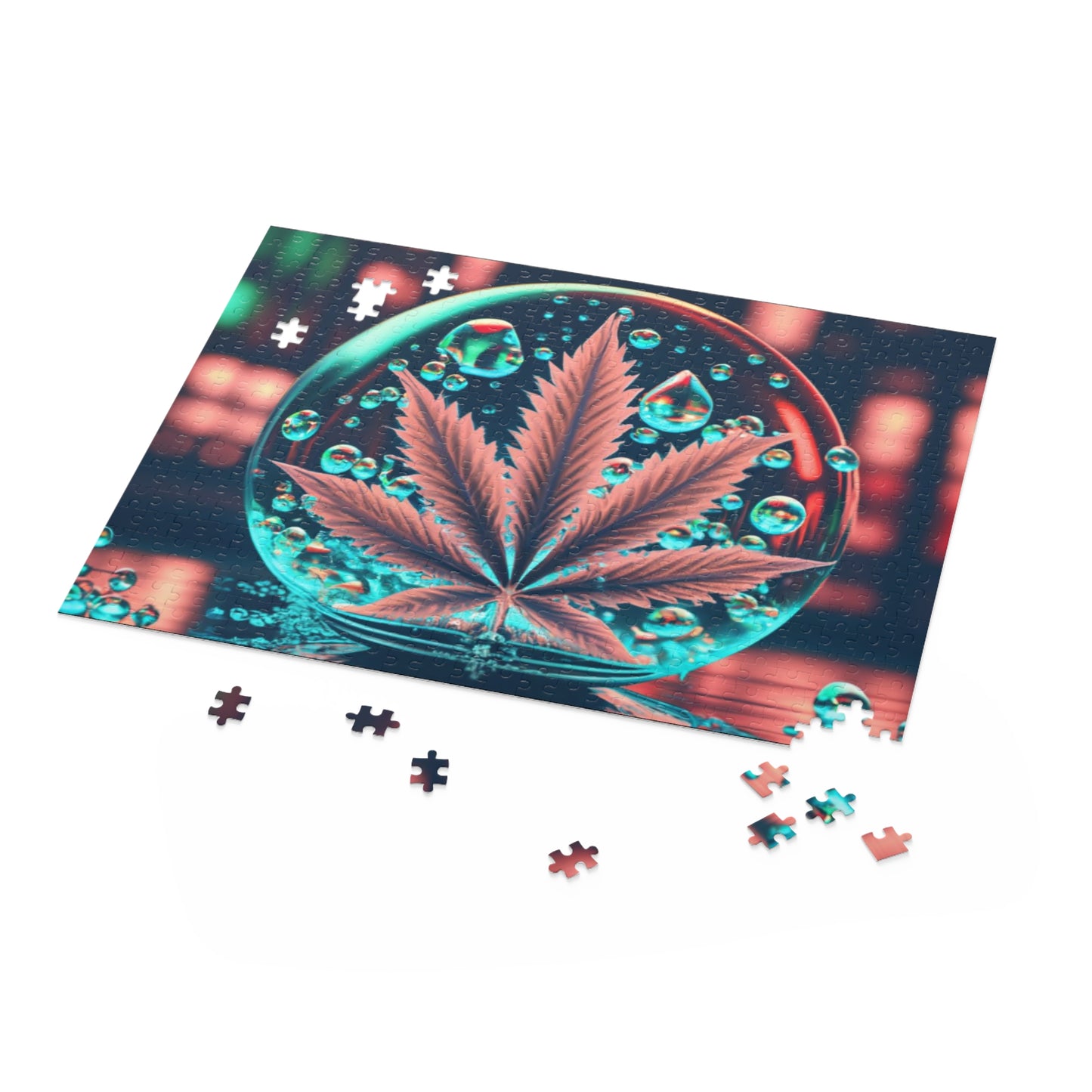 Crystal Drop Puzzle – Bold Glass Orb Jigsaw puzzle for those who like to just chill gift