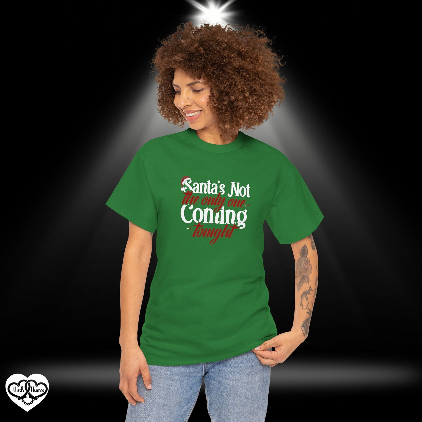 Santa’s Not the Only One Coming Tonight Shirt – Naughty Christmas Tee for Adults, Funny Holiday Party Shirt, Sexy Xmas Gift