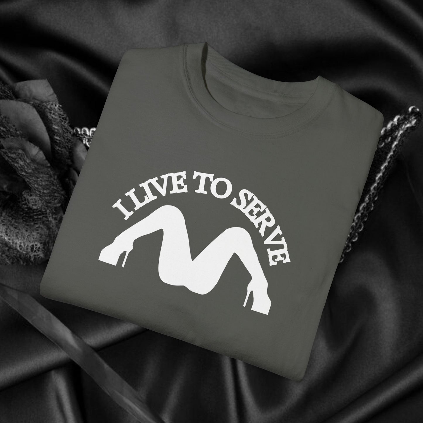 I Live to Serve Shirt – Submissive Gift Tee for Kinky Obedient Play
