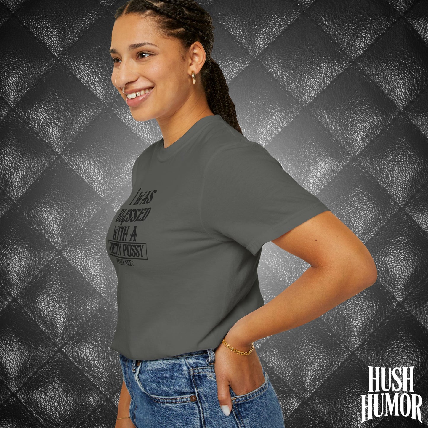 I Was Blessed With a Pretty Psssy Shirt – Naughty FEMdom BDSM Dom Sub Tee for Wife