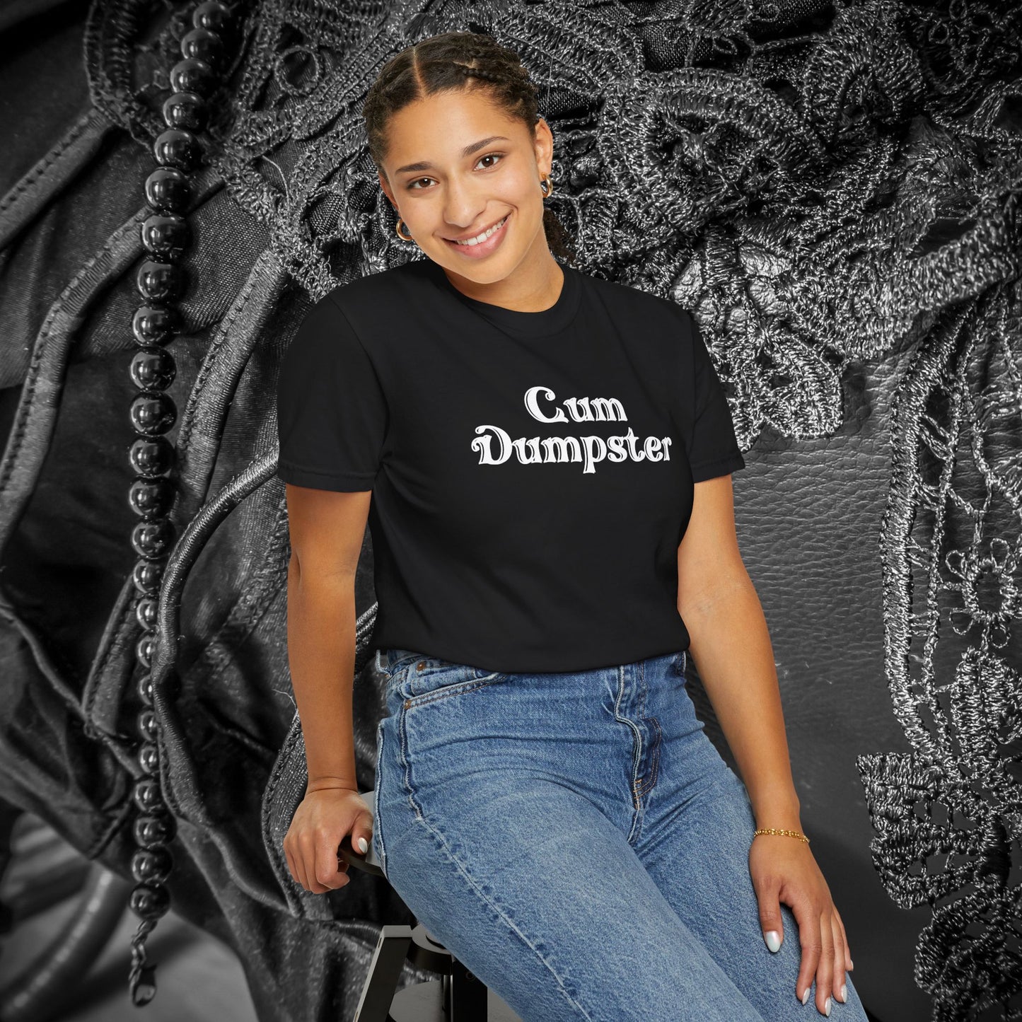 Cum Dumpster Tee – Dirty Joke Shirt & Party Gag Gift
