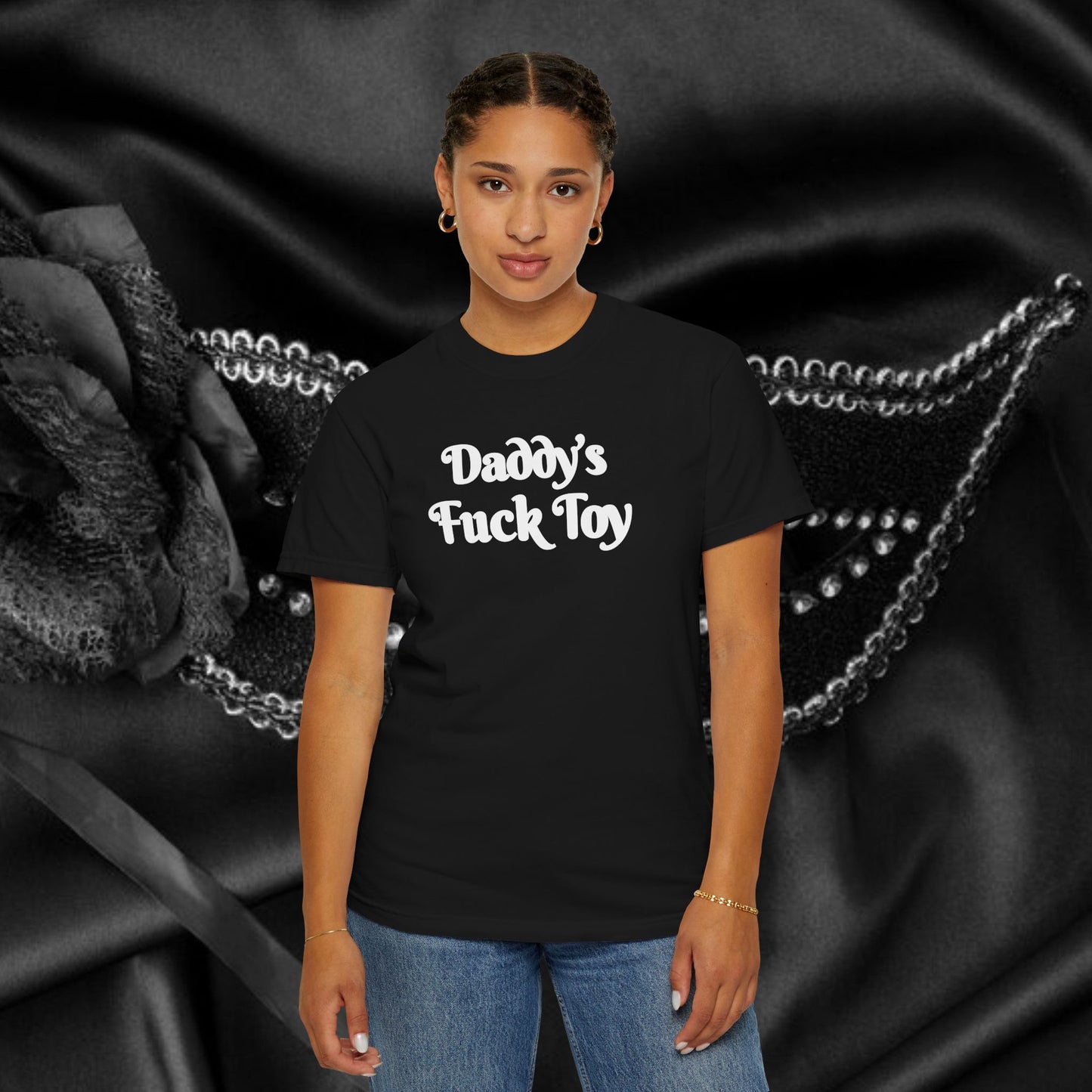 Kinky Submissive Apparel, DDLG Tee, Daddy's F*ck BDSM tee for Adult Play Wear
