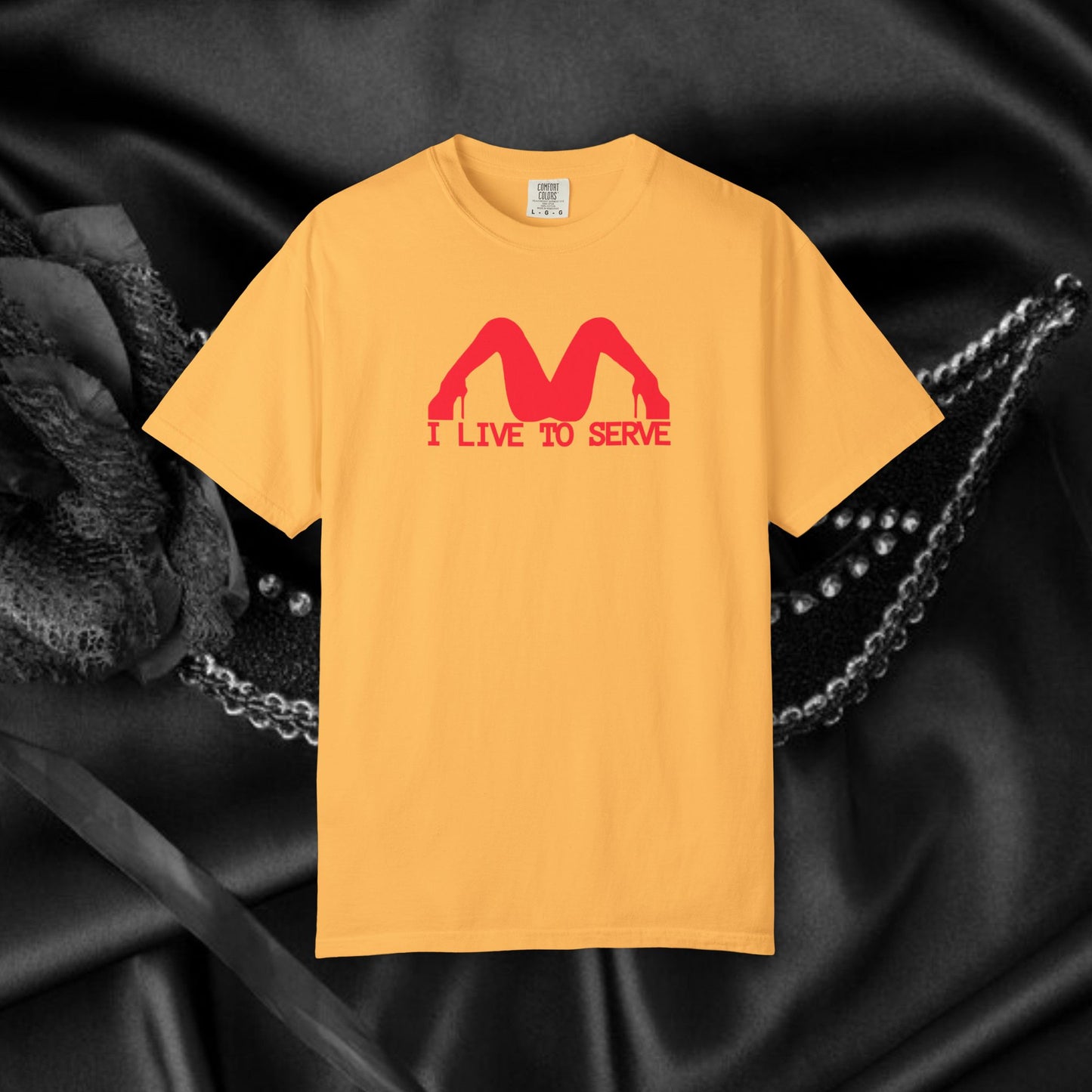 I Live to Serve Shirt – Naughty Sub Rebel Tee for Sassy Kinky Women
