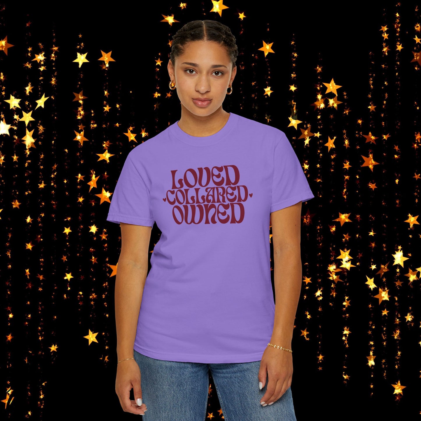 Loved Collared Owned Submissive T-shirt, BDSM themed Kinky Tee, Submissive Wife Gift, BDSM Apparel