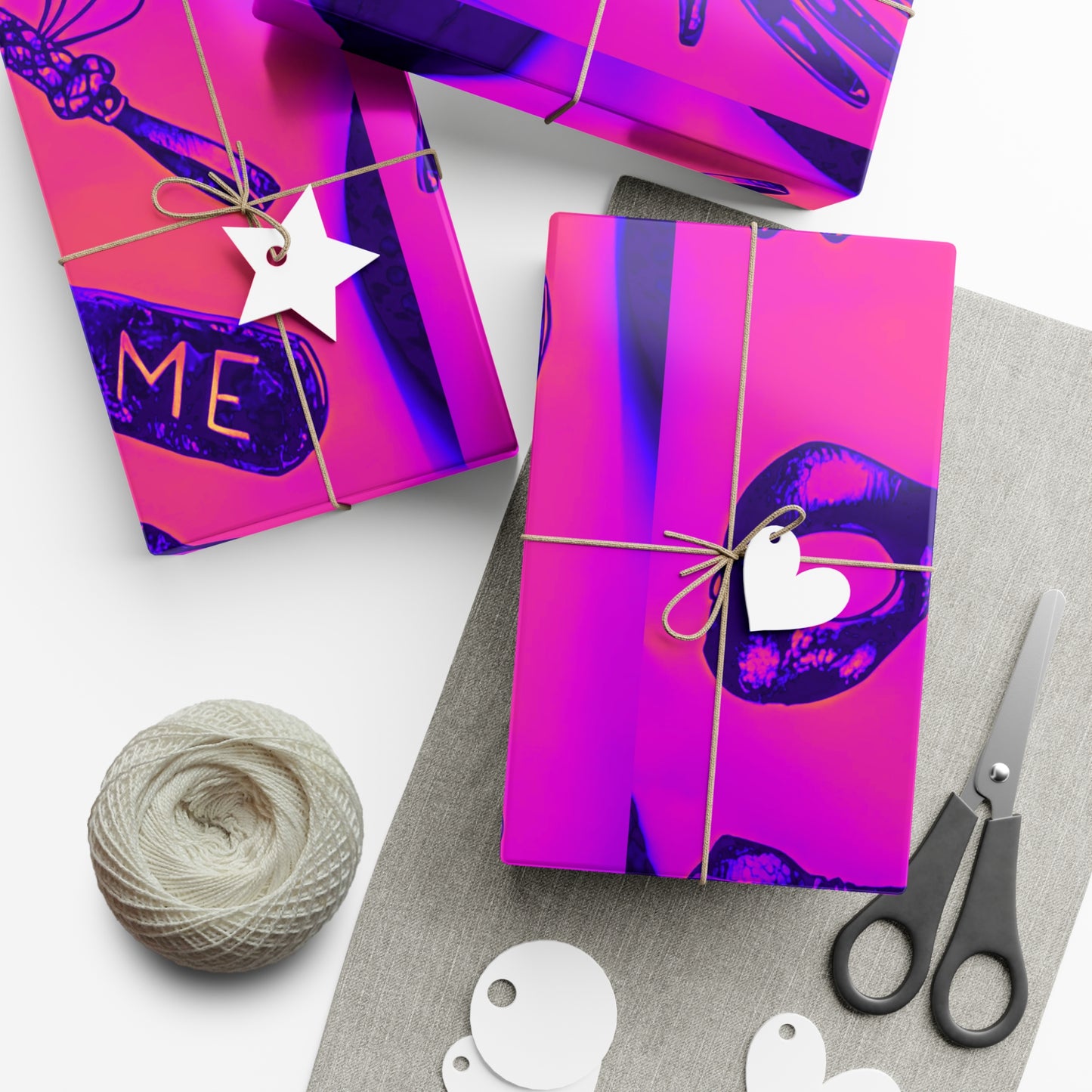 BDSM Themed Gift Wrap Papers, Sumissive gift wrap for doms approval special occasion gift wrap