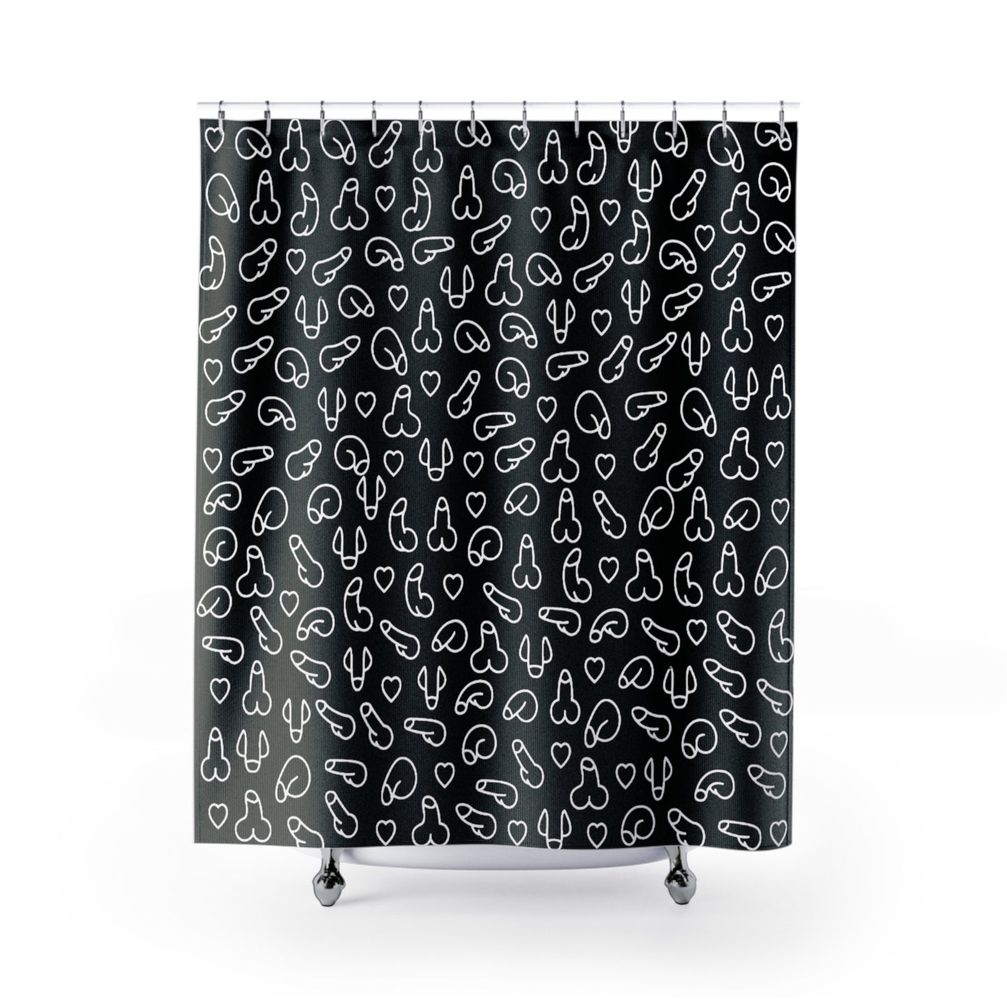 Penis shower curtain Naughty Sexy Aesthetic Shower Curtain, Modern Bathroom Decor