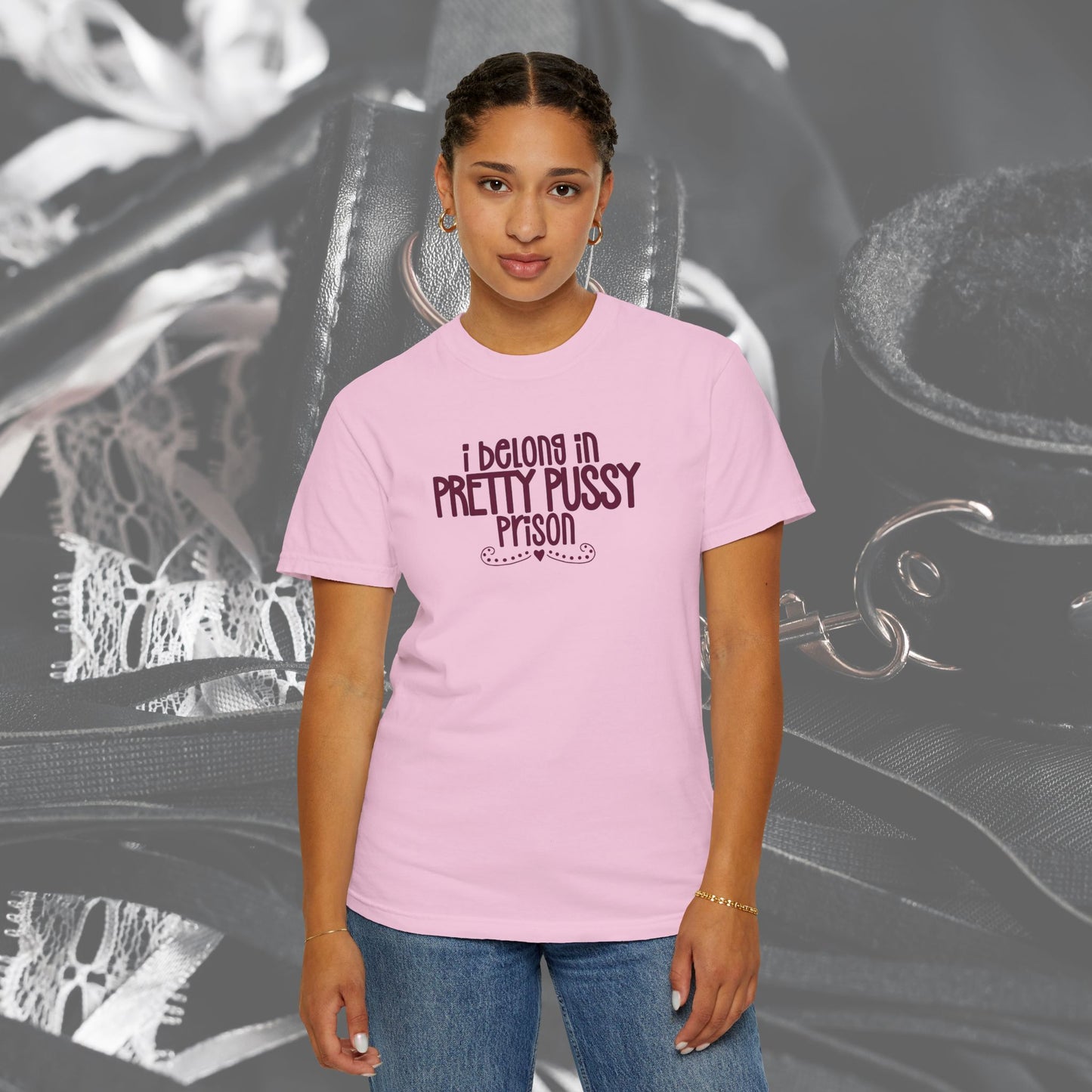 Pretty P*ssy Prison, Funny Adult T-shirt, Offensive Ladies Shirt, Unisex