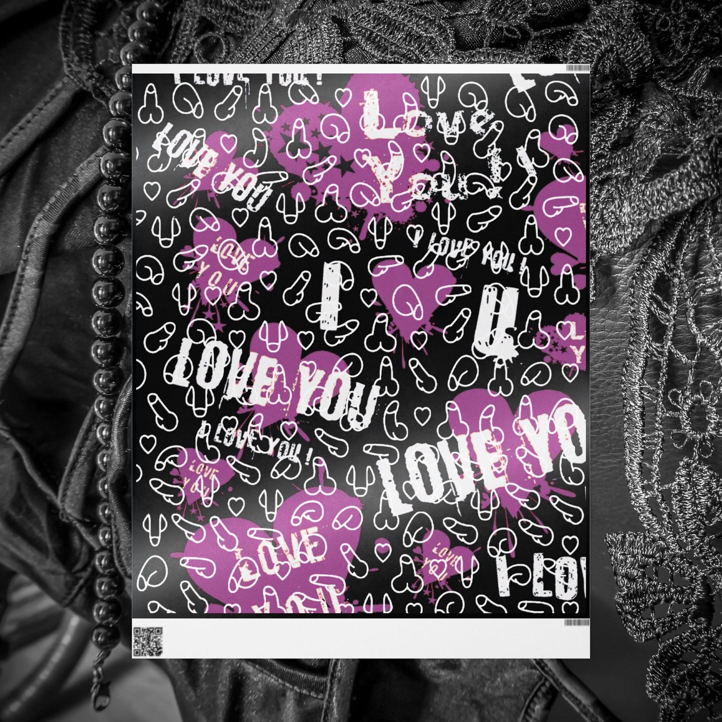 Penis wrapping paper, for Kinky Adult gifts, Dirty d*ck Gift Wrap, Special Occasion Wrapping paper