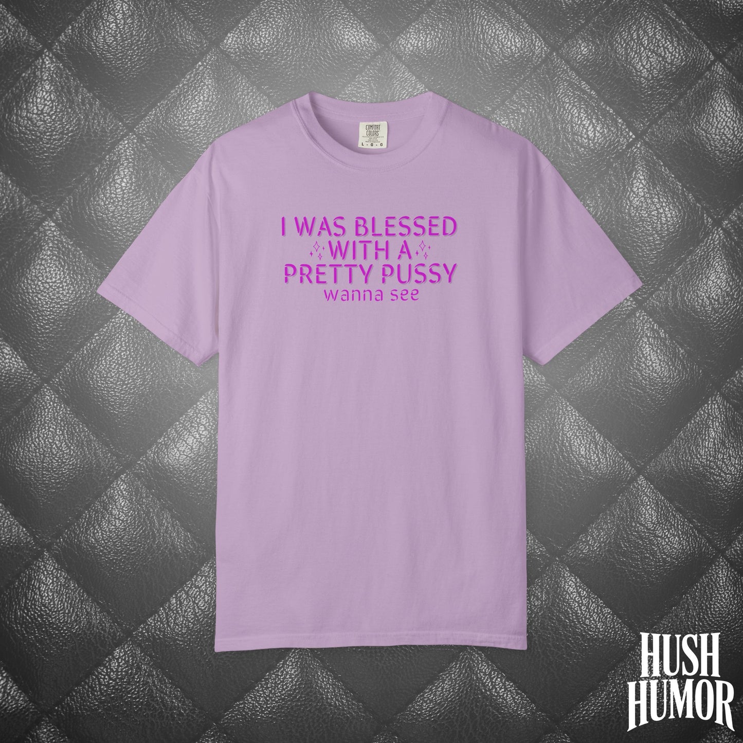 I Was Blessed With a Pretty Psssy T-Shirt – Naughty Girl Power Shirt, Dirty Wife Tee, Kink Shirt