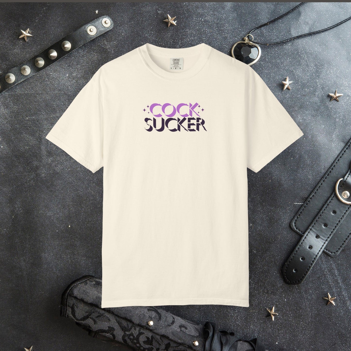 Naughty Girl Sex T-Shirt – Sexy Offensive Ladies Comfort Colors C0ck Sucker Tee, Hot Wife NSFW Shirt