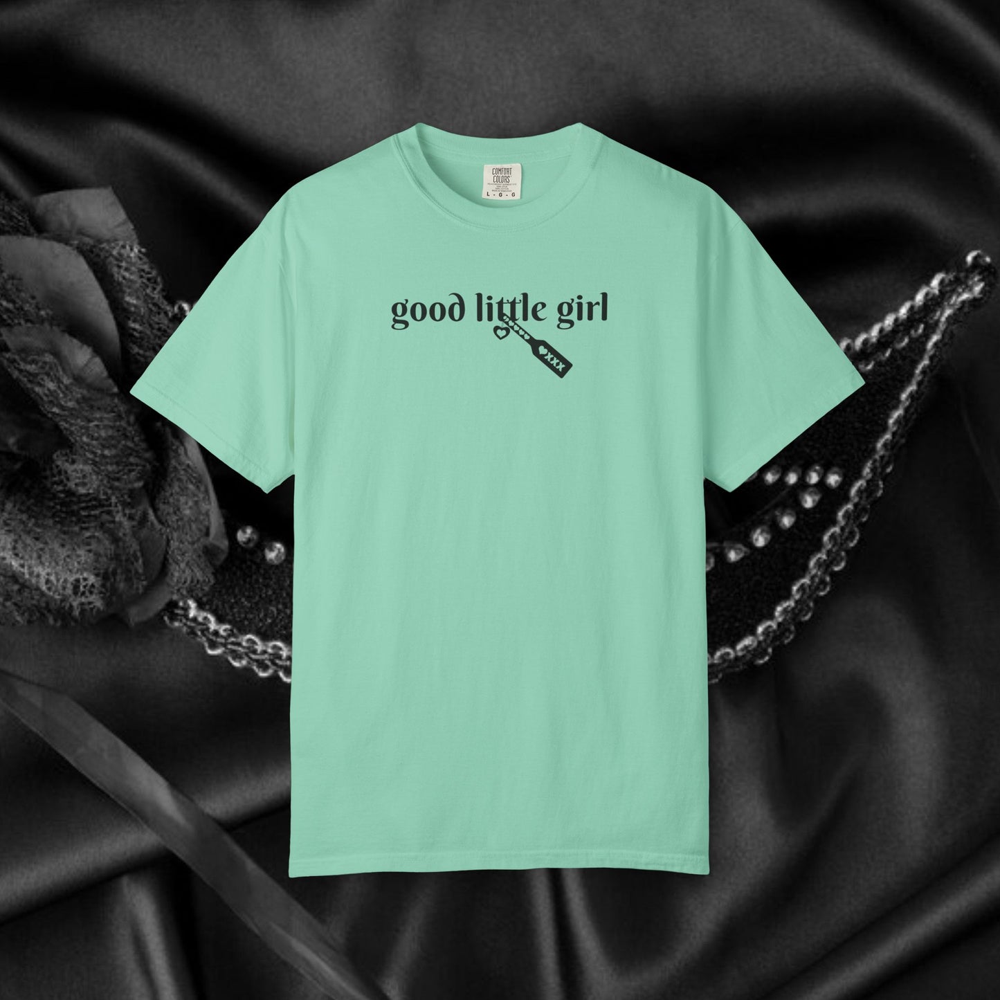 Submissive good little girl T-shirt, BDSM DomSub Wife Gift, Comfort Color Tee, Good Little Girl Shirt, BDSM Submissive Wife Shirt
