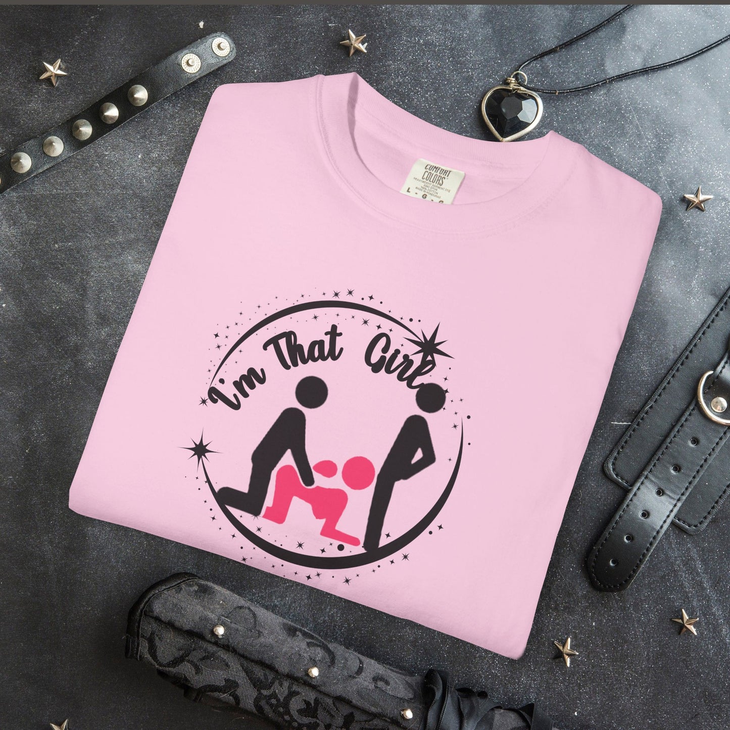 Funny Threesome Tee – Naughty Women’s Adult Humor T-Shirt, Sassy Offensive Meme Top, I’m That Girl Summer Party Shirt