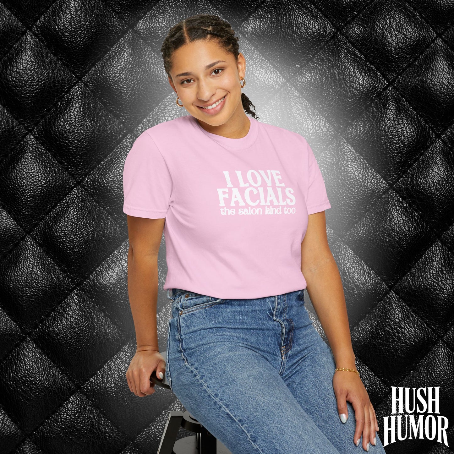 I Love Facials | Offensive Graphic Shirt for Naughty Gag Gift Exchanges