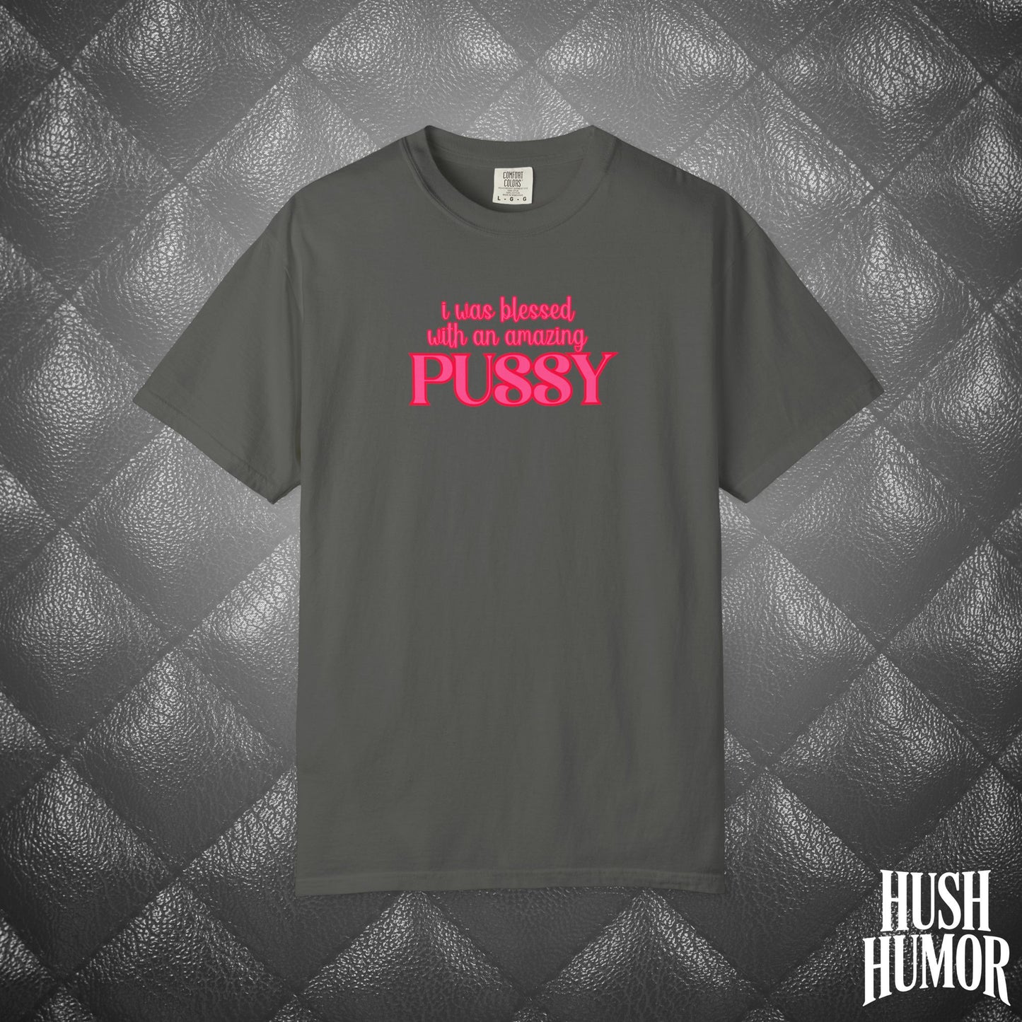 I Was Blessed With an Amazing Psssy Shirt – Funny NSFW T-Shirt for Naughty Wife