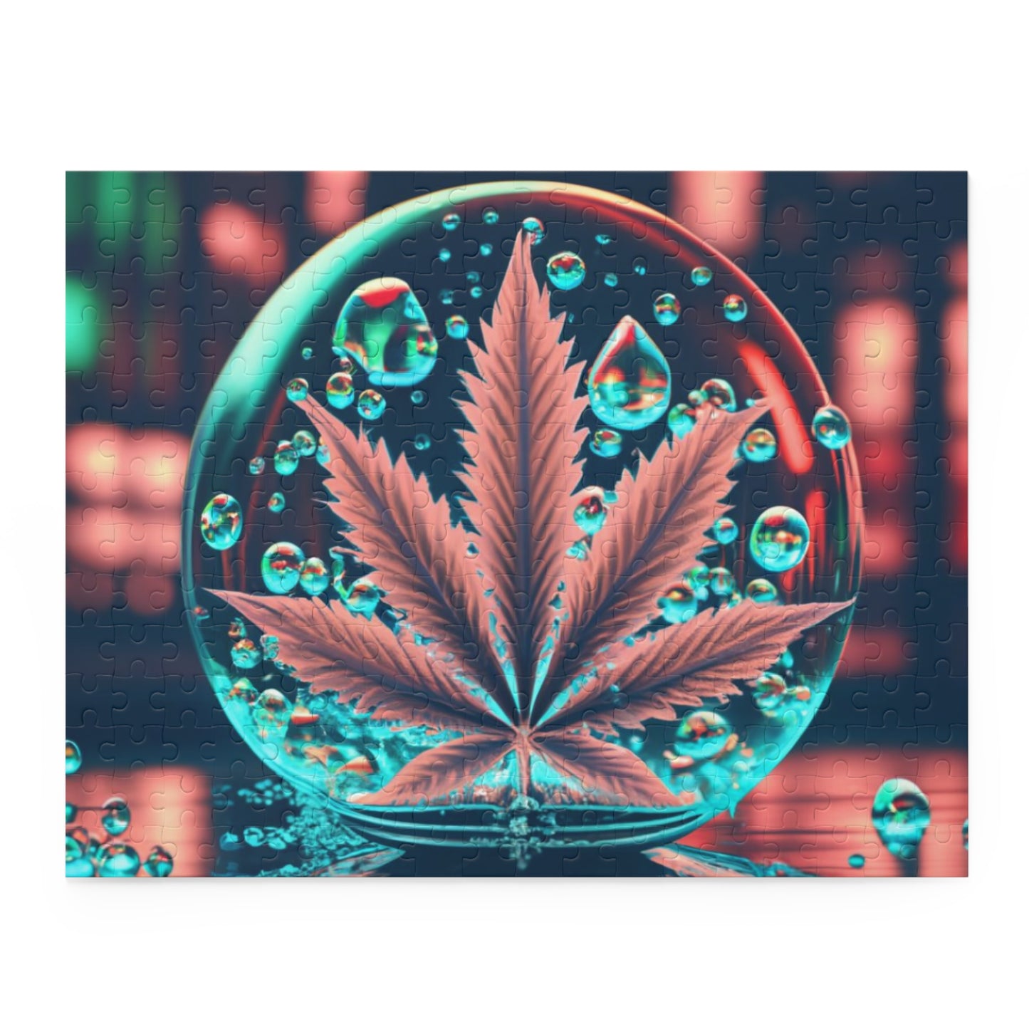 Crystal Drop Puzzle – Bold Glass Orb Jigsaw puzzle for those who like to just chill gift