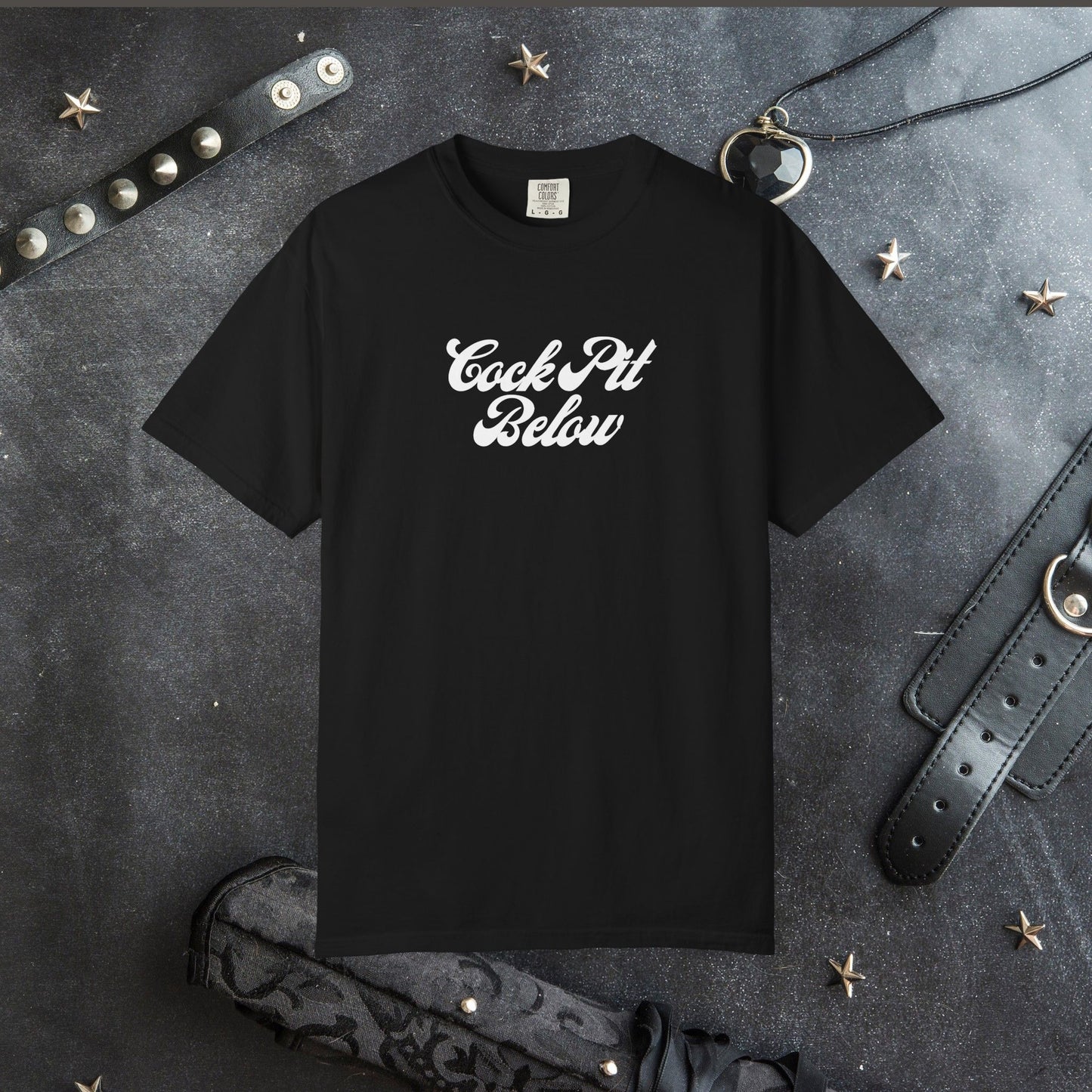 C*ck Pit Below | Bold Adult Humor Shirt for Naughty Gift Swaps or for the daring who like bold fashion