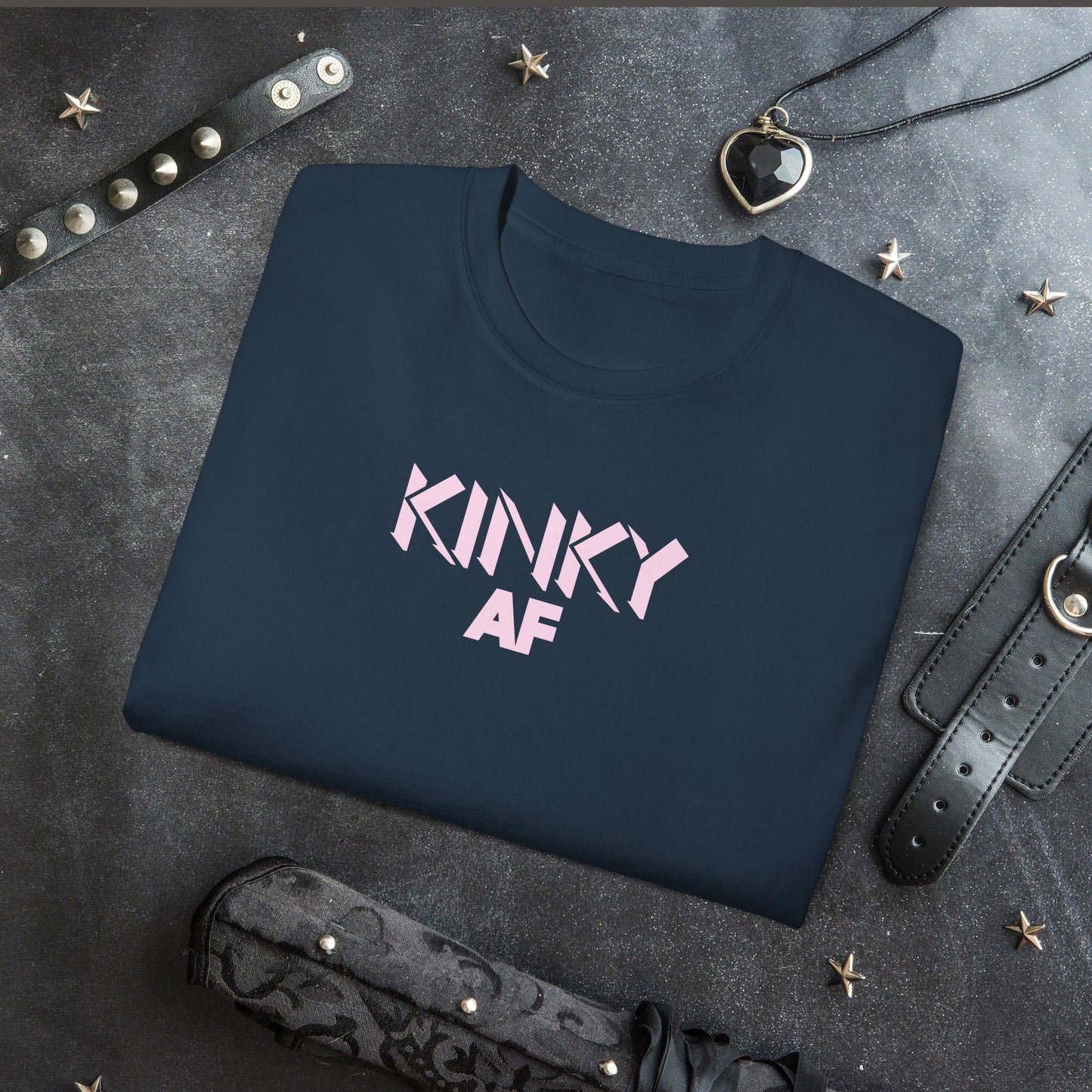 Kinky AF Unisex Tee, Naughty Wife Gift, Dirty Girl Shirt, Kinky Gift, Hot Wife T-Shirt, Sexy Shirt, Adult Humor Tee