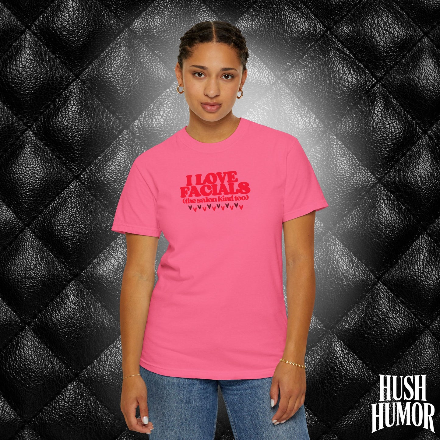 I Love Facials | Funny NSFW Blow Job Tee for Bold Adult Humor