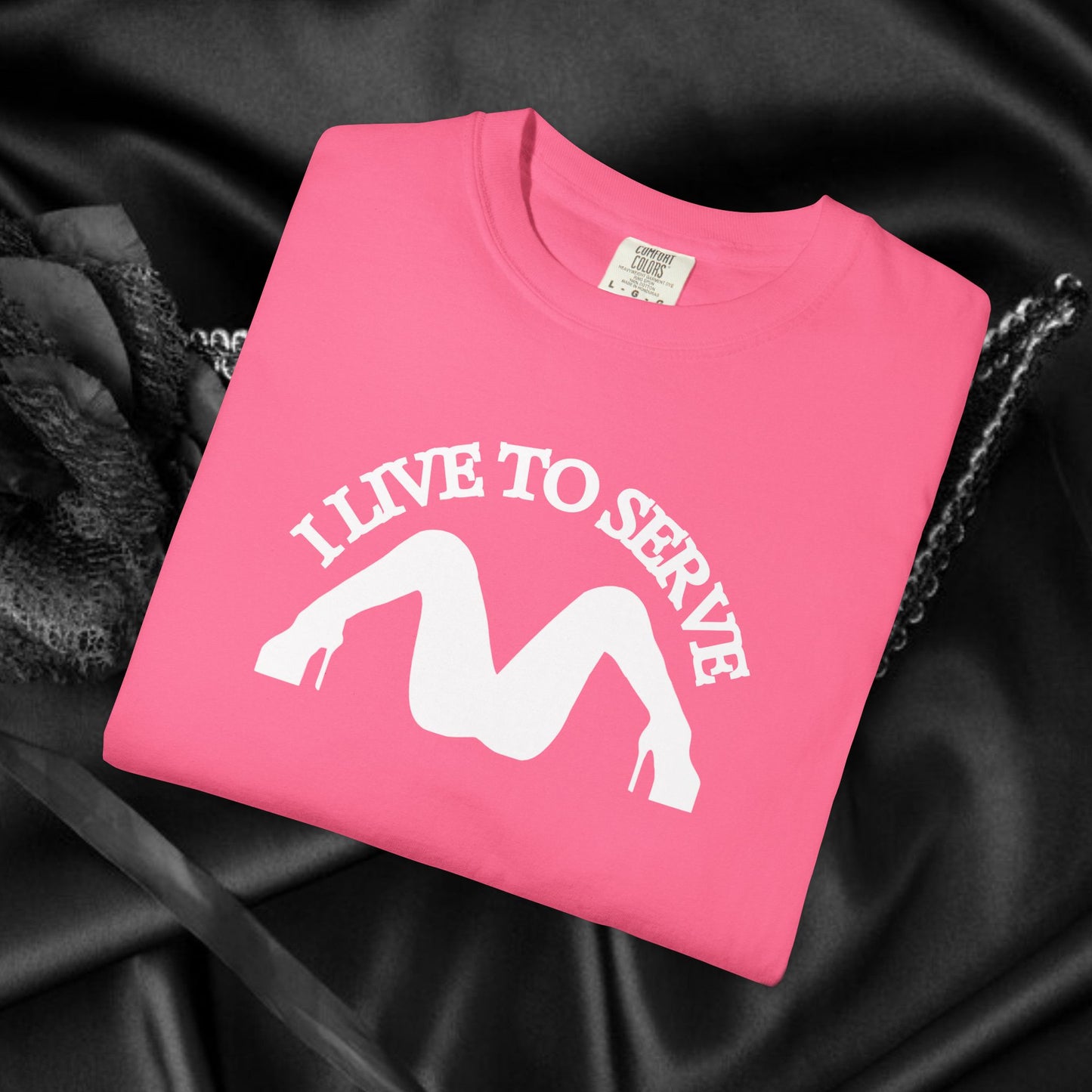 I Live to Serve Shirt – Dom Approved Submissive Tee for Kinky Play