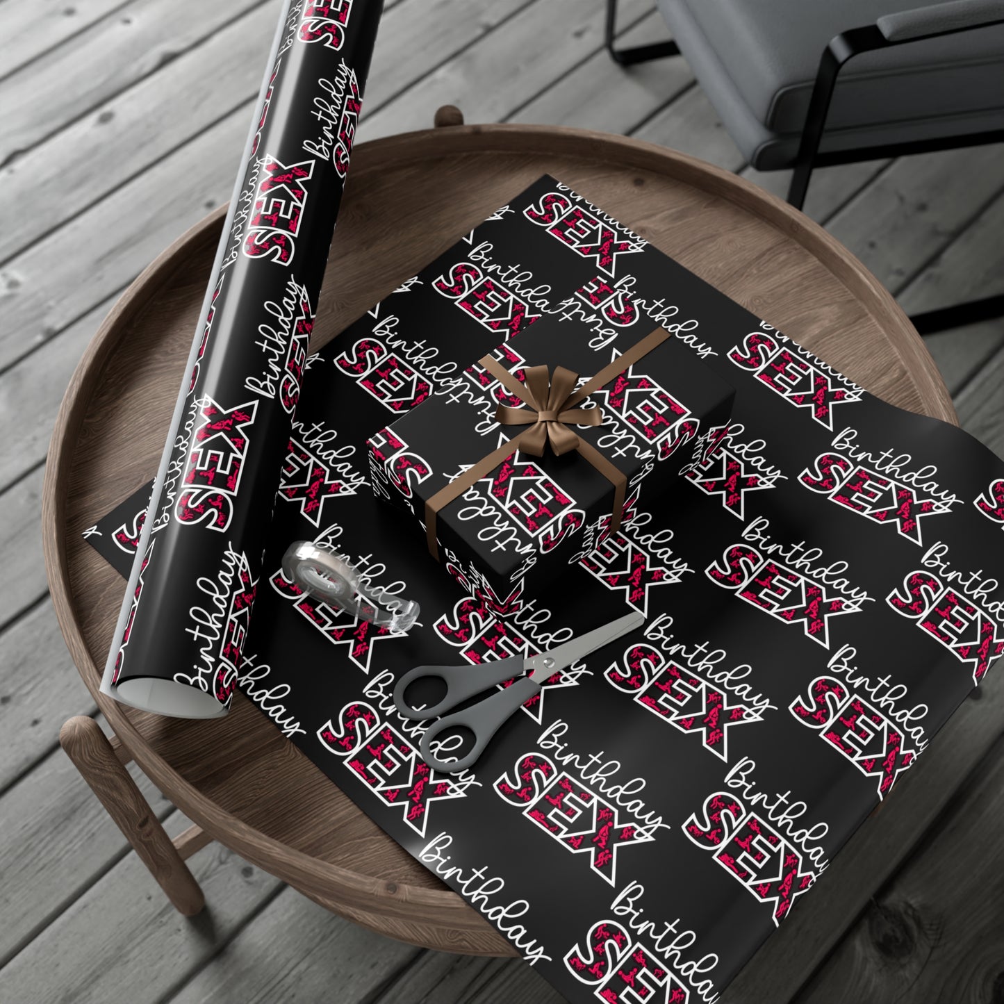 Birthdy Sex Wrapping Paper Adult Birthday Decor, Funny Gift Wrap, Unique Wrapping Paper, special occasions