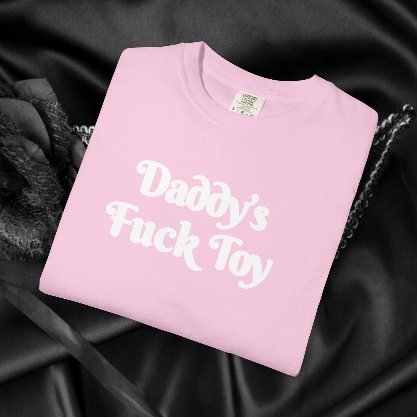 Daddy’s F*ck Toy Shirt – Kinky Submissive Apparel for Women, Hot Wife Sex Party Tee, Risqué Adult Shirt, NSFW Trendy BDSM Clothing