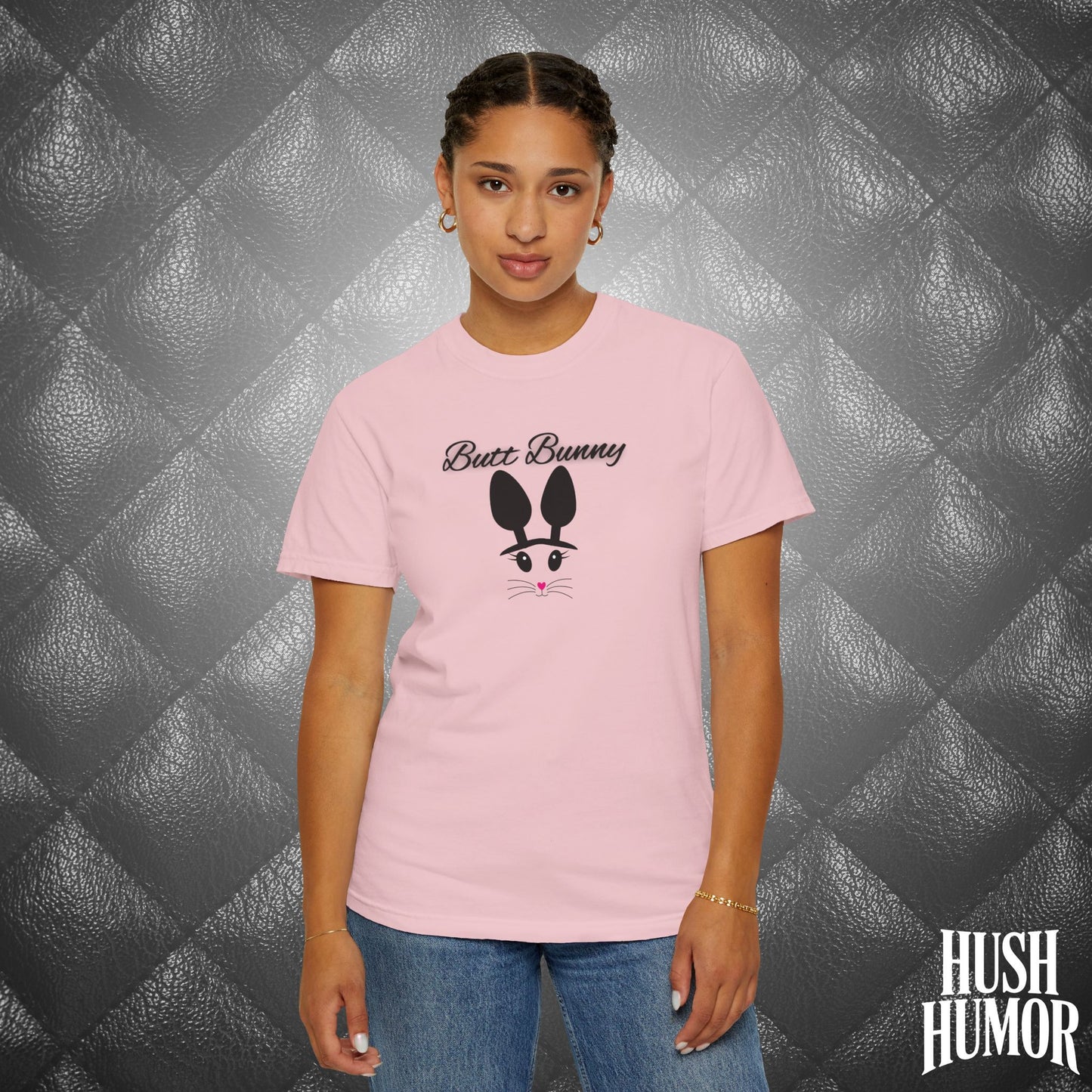 Butt Bunny Naughty Shirt – Funny Adult Humor Tee, Inappropriate Comfort Colors Sexy Wife Gift